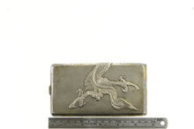 Load image into Gallery viewer, Sterling Silver Chinese Dragon Vintage Cigarette Case Fine Silver