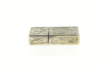 Load image into Gallery viewer, Sterling Silver Elaborate Scroll Engraved Lighter Case Fine Silver