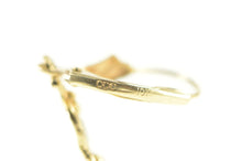 Load image into Gallery viewer, 10K Natural Ruby Ornate Scroll Filigree Dangle Earrings Yellow Gold