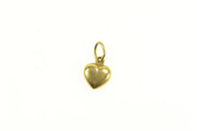 Load image into Gallery viewer, 18K Puffy Cute Heart Love Symbol Tiny Charm/Pendant Yellow Gold