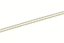 Load image into Gallery viewer, 14K 1.1mm Rolling Woven Twist Chain Link Necklace 18.25&quot; White Gold