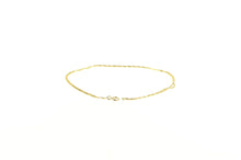 Load image into Gallery viewer, 14K 0.9mm Two Chain Layered Dot Link Bracelet 8.5&quot; Yellow Gold