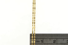 Load image into Gallery viewer, 14K 0.9mm Two Chain Layered Dot Link Bracelet 8.5&quot; Yellow Gold