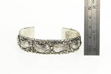 Load image into Gallery viewer, Sterling Silver Native American B T Signed Navajo Cuff Bracelet 7&quot;