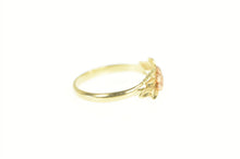 Load image into Gallery viewer, 10K Black Hills Flower Blossom Leaf Bypass Ring Yellow Gold