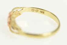 Load image into Gallery viewer, 10K Black Hills Flower Blossom Leaf Bypass Ring Yellow Gold