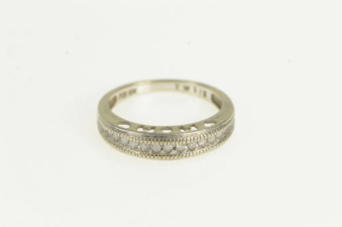 10K 0.20 Ctw Diamond Mom Mother's Day Band Ring Yellow Gold