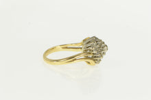 Load image into Gallery viewer, 14K 0.51 Ctw Diamond Waterfall Cluster Vintage Ring Yellow Gold
