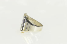 Load image into Gallery viewer, Sterling Silver Heartline Bear Claw Native American Motif Ring