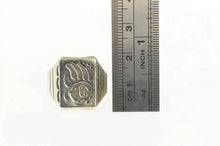 Load image into Gallery viewer, Sterling Silver Heartline Bear Claw Native American Motif Ring
