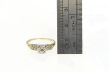 Load image into Gallery viewer, 14K 1940&#39;s Diamond Vintage Engagement Setting Ring Yellow Gold