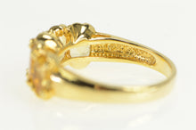 Load image into Gallery viewer, Sterling Silver Five Stone Oval Citrine Vintage Statement Ring