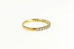 10K 0.32 Ctw Diamond Classic Wedding Band Ring Yellow Gold