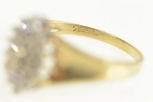 Load image into Gallery viewer, 10K Marquise Diamond Cluster Vintage Statement Ring Yellow Gold