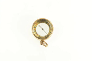 14K Articulated 3D Compass Navigation Travel Charm/Pendant Yellow Gold