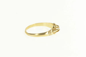 14K Victorian 2.5mm Engagement Setting Antique Ring Yellow Gold