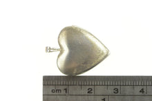 Load image into Gallery viewer, Sterling Silver 14k Gold Filigree Heart Photo Picture Locket Pendant