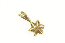 Load image into Gallery viewer, 14K Diamond Sapphire Halo Flower Cluster Pendant Yellow Gold