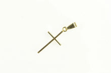 Load image into Gallery viewer, 14K Classic Vintage Cross Christian Faith Retro Charm/Pendant Yellow Gold