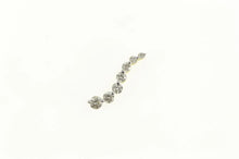Load image into Gallery viewer, 10K Diamond Curvy Classic Journey Path Symbol Pendant Yellow Gold