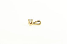Load image into Gallery viewer, 14K 0.10 Ct Diamond Solitaire Vintage Classic Pendant Yellow Gold