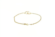 Load image into Gallery viewer, Gold Filled Black Hills Heart Love Valentine Chain Link Bracelet 7.25&quot;