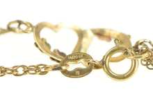 Load image into Gallery viewer, Gold Filled Black Hills Heart Love Valentine Chain Link Bracelet 7.25&quot;