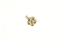 Load image into Gallery viewer, 14K Puffy Cute Flower Daisy Vintage Classic Charm/Pendant Yellow Gold