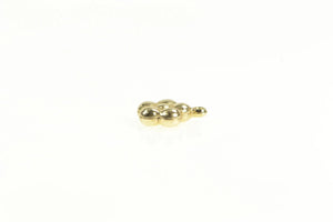 14K Puffy Cute Flower Daisy Vintage Classic Charm/Pendant Yellow Gold