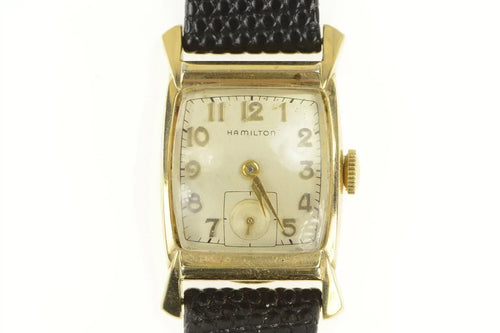 Hamilton 15 Jewel Vintage 10K Gold Filled Wrist Men's Watch