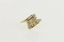 Load image into Gallery viewer, 14K 0.50 Ctw Diamond Waterfall Cluster Vintage Ring Yellow Gold