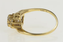 Load image into Gallery viewer, 14K 0.50 Ctw Diamond Waterfall Cluster Vintage Ring Yellow Gold