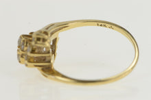 Load image into Gallery viewer, 14K 0.50 Ctw Diamond Waterfall Cluster Vintage Ring Yellow Gold