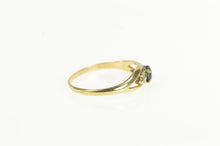 Load image into Gallery viewer, 10K Sapphire Diamond Accent Classic Statement Ring Yellow Gold