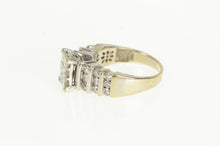 Load image into Gallery viewer, 14K 2.50 Ctw Invis. Princess Vintage Engagement Ring White Gold