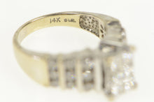 Load image into Gallery viewer, 14K 2.50 Ctw Invis. Princess Vintage Engagement Ring White Gold