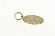 Load image into Gallery viewer, 14K Ornate Tree of Life Wax Seal Forest Yggdrasil Pendant White Gold