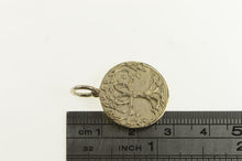 Load image into Gallery viewer, 14K Ornate Tree of Life Wax Seal Forest Yggdrasil Pendant White Gold