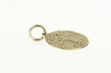 Load image into Gallery viewer, 14K Ornate Tree of Life Wax Seal Forest Yggdrasil Pendant White Gold