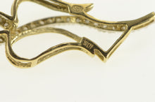 Load image into Gallery viewer, 10K Guardian Angel Diamond Protection Symbol Pendant Yellow Gold