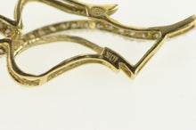 Load image into Gallery viewer, 10K Guardian Angel Diamond Protection Symbol Pendant Yellow Gold