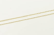 Load image into Gallery viewer, 14K 0.9mm Cable Link Classic Vintage Chain Necklace 16.25&quot; Yellow Gold