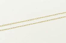 Load image into Gallery viewer, 14K 0.9mm Cable Link Classic Vintage Chain Necklace 16.25&quot; Yellow Gold
