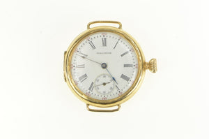 14k Yellow Gold Waltham 15 Jewels Ref. 17542980 Men's Watch