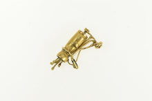 Load image into Gallery viewer, 14K 3D Articulated Golf Club Bag 1940&#39;s Ornate Charm/Pendant Yellow Gold