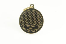 Load image into Gallery viewer, 10K Enamel Jesus Christ Crown of Thorns Christian Charm/Pendant Yellow Gold