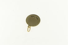 Load image into Gallery viewer, 10K Enamel Jesus Christ Crown of Thorns Christian Charm/Pendant Yellow Gold