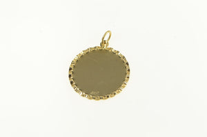 14K A Token Of Love Vintage 1960's Retro Charm/Pendant Yellow Gold