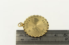 Load image into Gallery viewer, 14K A Token Of Love Vintage 1960&#39;s Retro Charm/Pendant Yellow Gold