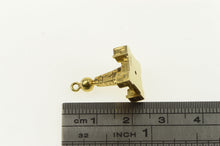Load image into Gallery viewer, 18K 3D Monolith Pyramid Tower Charm/Pendant Yellow Gold